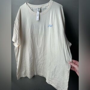 PINK Victoria's Secret Cream Tee NWT